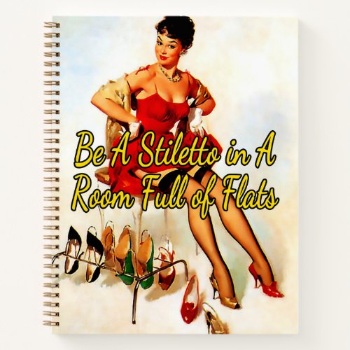 1950s Trying on Shoes by Gil Elvgren Notebook