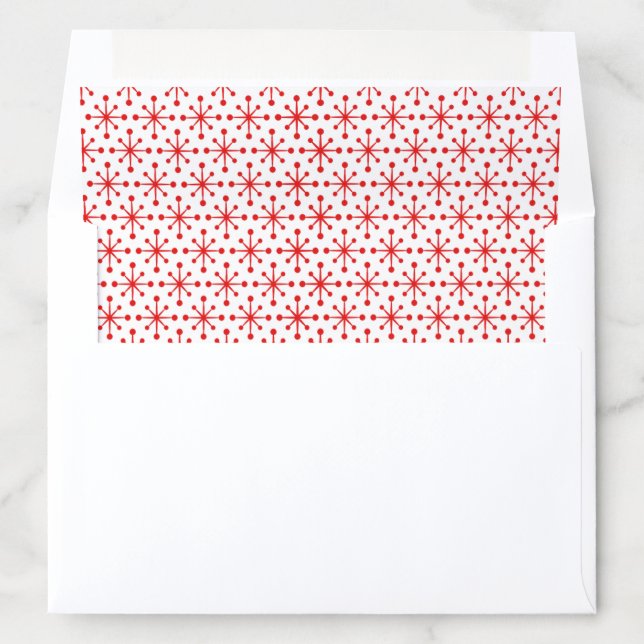1950 Star Design Pattern Envelope Liner (In Envelope)