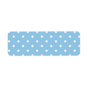 1950 summer sky blue with white dots label