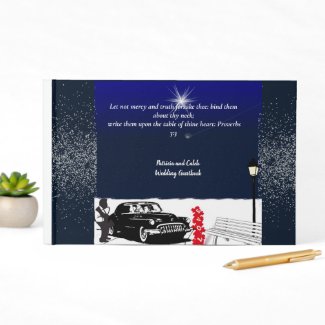 1950 Wedding Theme by Shan of Expressions Guest Book