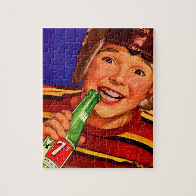 1950s ‘77 soda ad jigsaw puzzle (Vertical)