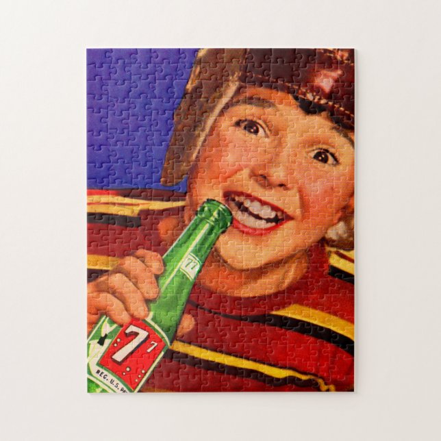 1950s ‘77 soda ad jigsaw puzzle (Vertical)