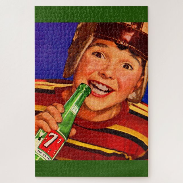 1950s ‘77 soda ad jigsaw puzzle (Vertical)