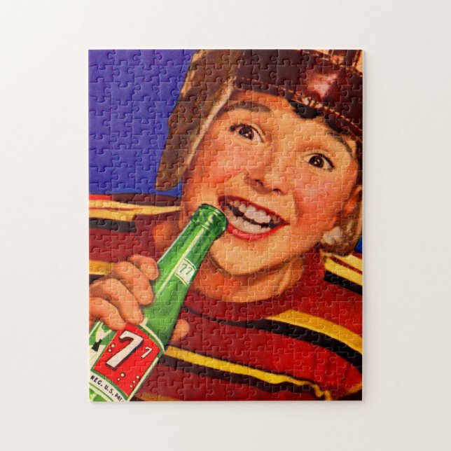 1950s ‘77 soda ad jigsaw puzzle (Vertical)