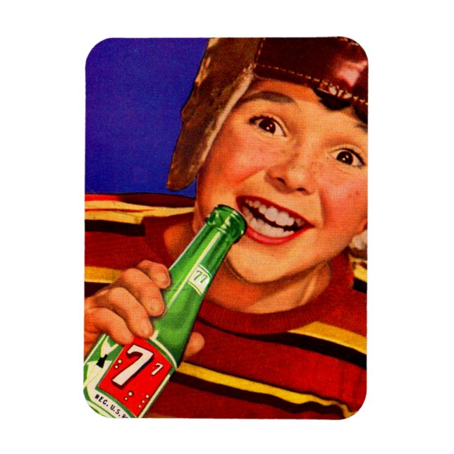 1950s ‘77 soda ad magnet (Vertical)