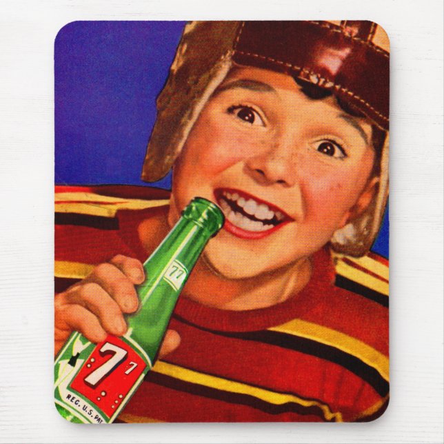 1950s ‘77 soda ad mouse pad (Front)