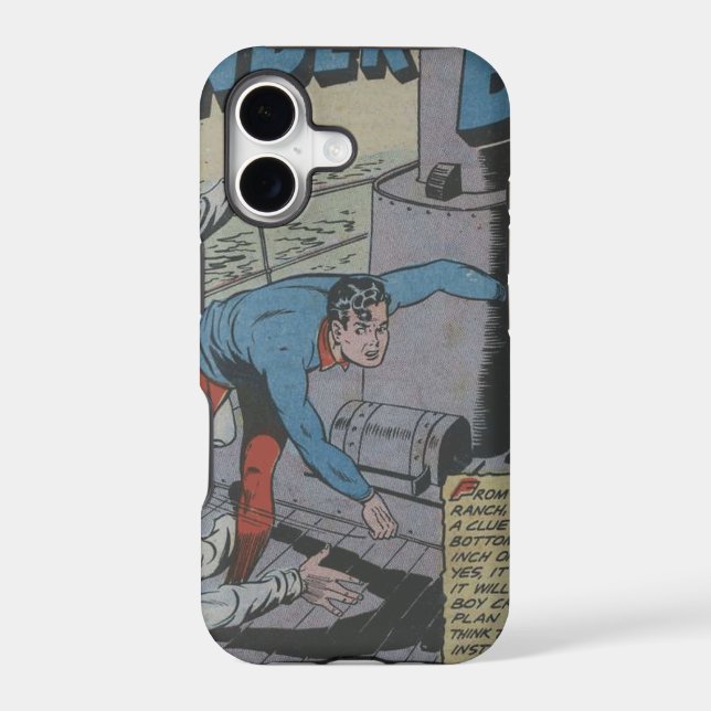 1950s Adventure Comic | Best classic comic Iphone Case (Back)
