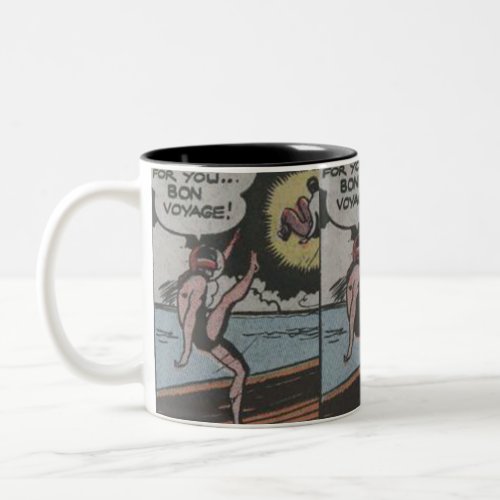 1950s Adventure Comics  Best classic comics Two_Tone Coffee Mug