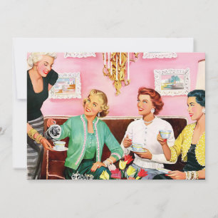 1950'S AFTERNOON TEA INVITATION