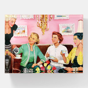 1950'S AFTERNOON TEA      PAPERWEIGHT