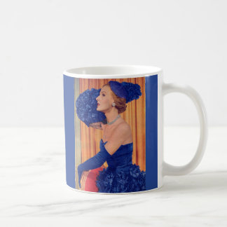 1950s beautiful in blue coffee mug