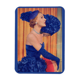 1950s beautiful in blue magnet