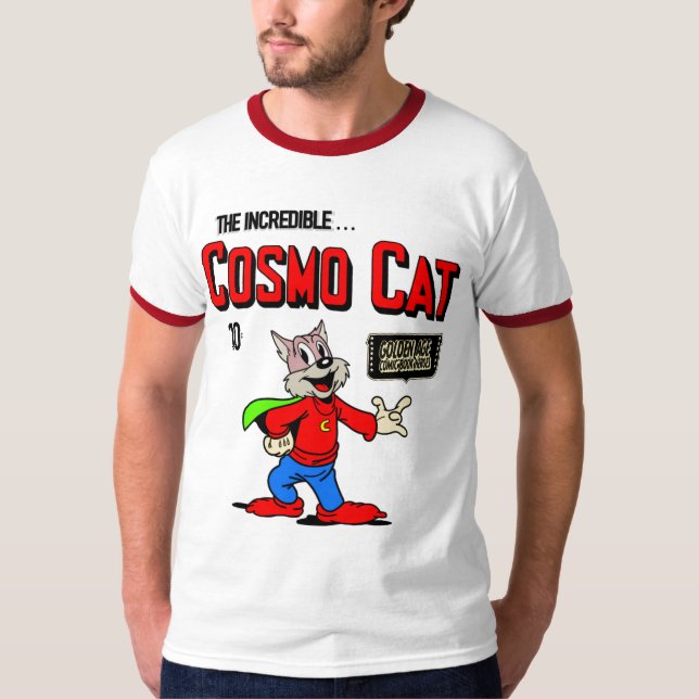 1950's Classic Cosmo Cat T-Shirt (Front)