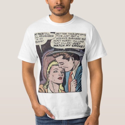 1950s Classic Romantic Comic T_Shirt