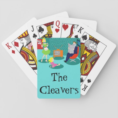 1950s Classic Television Playing Cards