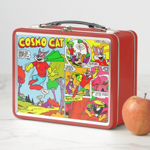 1950s Cosmo Cat Comics Lunchbox 