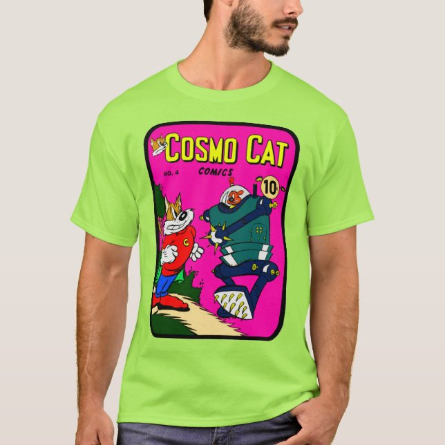 1950's Cosmo Cat Comics T-Shirt (Front)