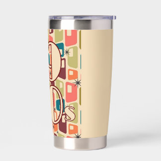 1950s Decade Design Insulated Tumbler