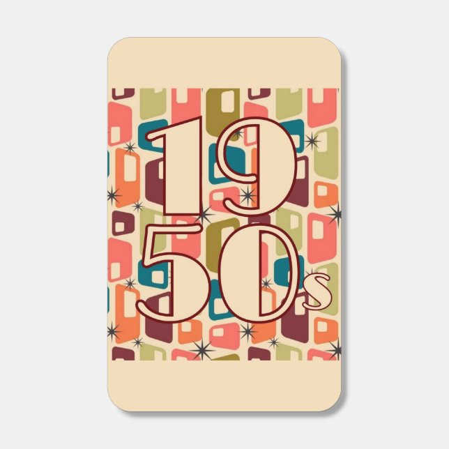 1950s Decade Design Matchboxes (Front)