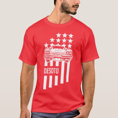 1950s DeSoto Stars  Stripes T_Shirt