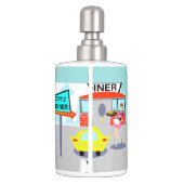 1950's Diner Bath Set (Back)