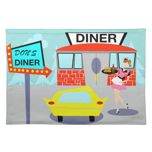 1950's Diner Placemat (Front)