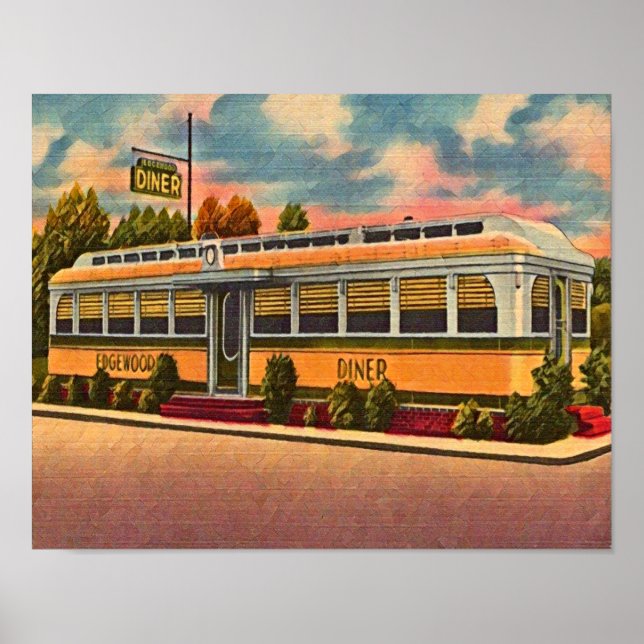 1950's Diner Poster (Front)