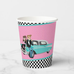 1950's Diner Retro Birthday Party Paper cup