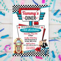 1950's Diner Retro Sock Hop Grease Party