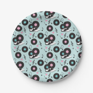 1950s Diner Saddle Shoes Paper Plates – Retro Sock