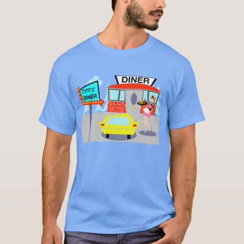 1950s Diner T_Shirt