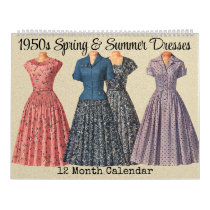 1950s Dresses Vintage Dress Designs Spring Summer Calendar