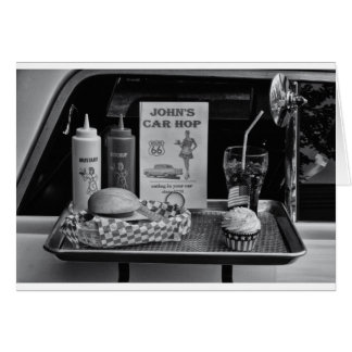 1950's Drive-in B&W Cards