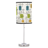 1950s Eames Era Art Crosshairs Table Lamp (Back)