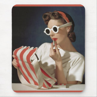 1950s fashion photo mouse pad