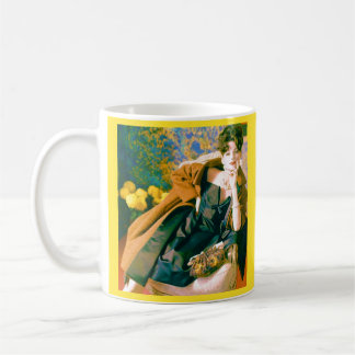 1950s fashion portrait coffee mug