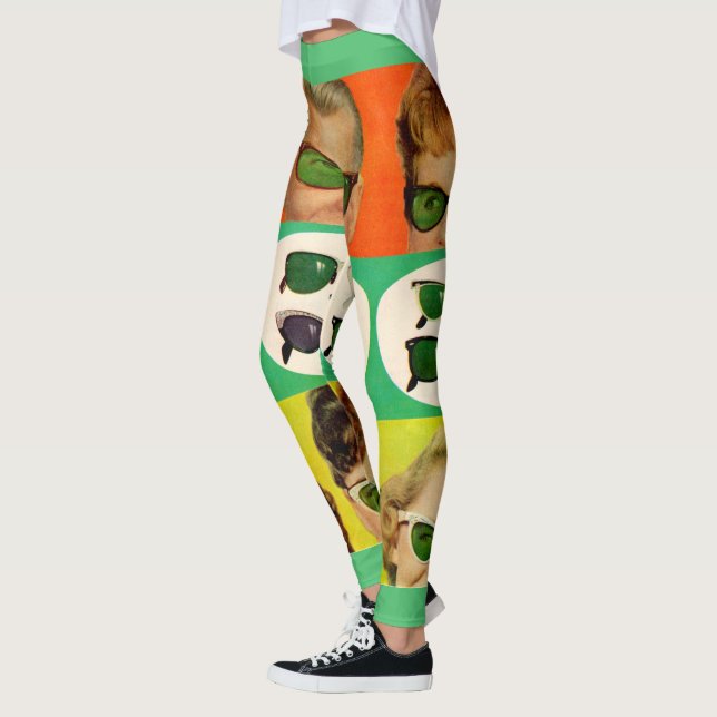 1950s Foster Grant sunglasses ad Leggings (Left)