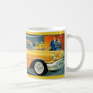 1950s golden Rocket 88 Oldsmobile Coffee Mug