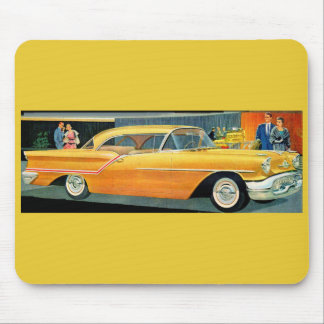 1950s golden Rocket 88 Oldsmobile Mouse Pad