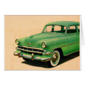1950s green Chevy (Front Horizontal)