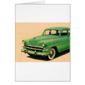 1950s green Chevy (Front)