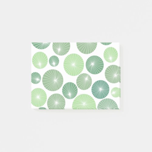 1950s Green Pinwheels  Post_it Notes