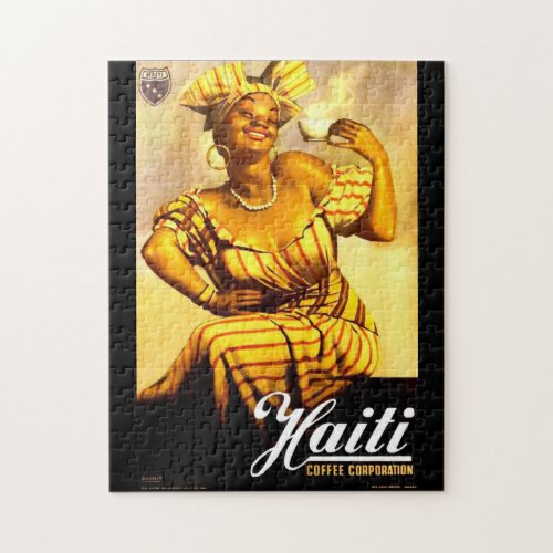 1950s Haiti Coffee Corporation ad Jigsaw Puzzle