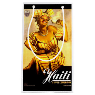 1950s Haiti Coffee Corporation ad Small Gift Bag