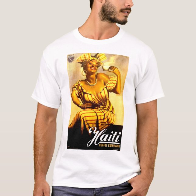 1950s Haiti Coffee Corporation ad T-Shirt (Front)