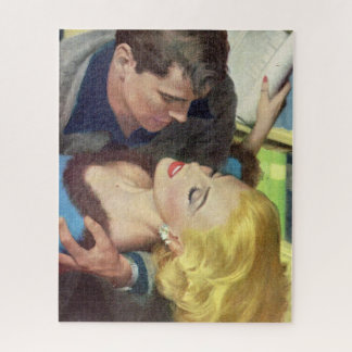 1950s hot office romance jigsaw puzzle