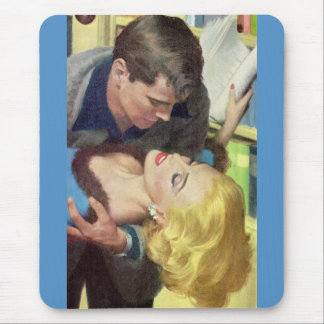 1950s hot romance mouse pad