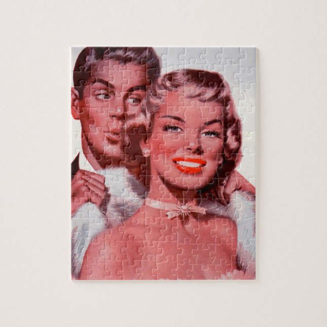 1950s hottest prom date jigsaw puzzle (Vertical)