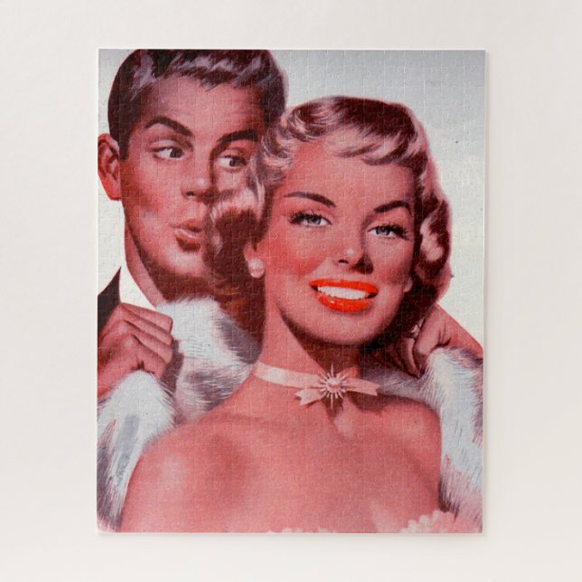 1950s hottest prom date jigsaw puzzle (Vertical)