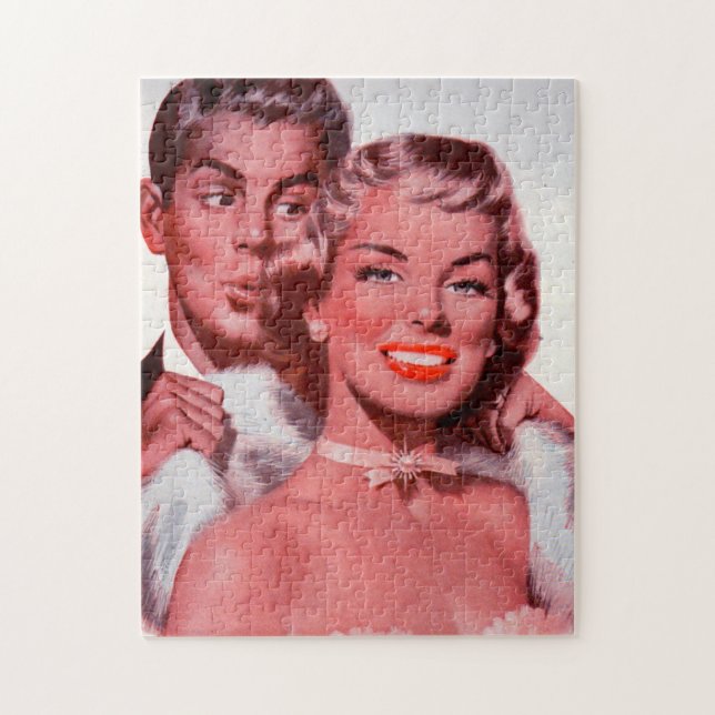 1950s hottest prom date jigsaw puzzle (Vertical)